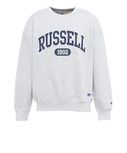 ラッセル(RUSSELL)裏毛 アーチ 1902 クルーネックスウェット RBM26F0002 MGRY