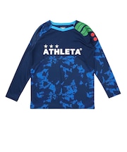 アスレタ（ATHLETA）ジュニア サッカー フットサルウェア グラフィックプラクティス長袖Tシャツ XE-2515J NVY
