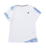 ルコックスポルティフ(lecoqsportif)テニスウェア ゲームシャツ LN6FHT22L WH00