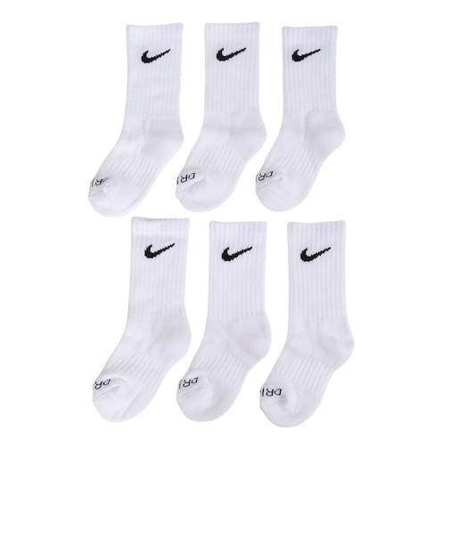 ナイキ（NIKE）ジュニア NHB PERFORMANCE BASIC クルーソックス 6足組 RN0019-001