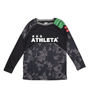 アスレタ（ATHLETA）ジュニア サッカー フットサルウェア グラフィックプラクティス長袖Tシャツ XE-2515J BLK