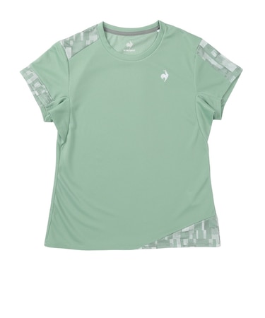 ルコックスポルティフ（lecoqsportif）テニスウェア ゲームシャツ LN6FHT22L GR00