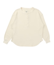 エルケクス(ELKEX)ワッフルヘンリー長袖Tシャツ EKL6FA0051 OWHT