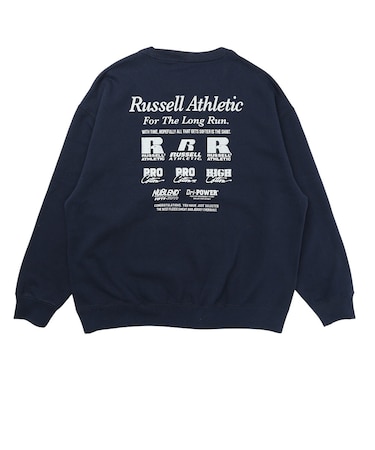 ラッセル（RUSSELL）裏起毛アーカイブクルーネックスウェット RBM26F0006 NVY