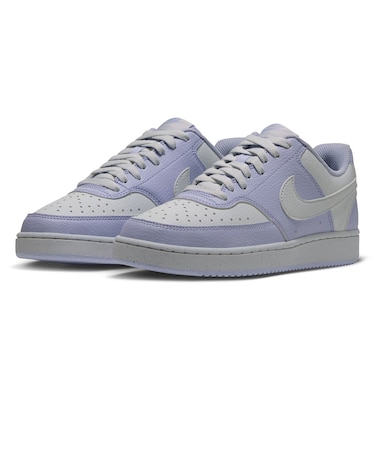ナイキ(NIKE)スニーカー スポーツシューズ コート ビジョン LOW ネクスト ネイチャー ホワイト パープル DH3158-504 カジュアル シューズ