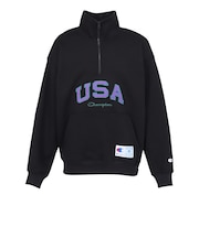 チャンピオン(CHAMPION)AS LOOSE ハーフジップ スウェットシャツ C3-E009 090