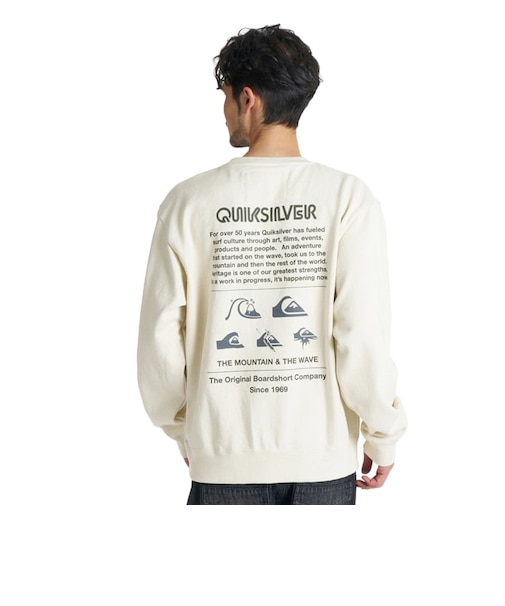 クイックシルバー（Quiksilver）DNA SWEAT CREW クルースウェット 26FW QPO264004 IVY