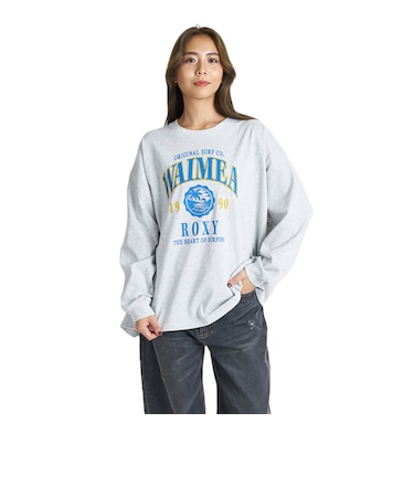 ロキシー（ROXY）WAIMEA フロッキーMIXプリント長袖Tシャツ 26FW RLT264004 HER