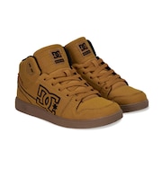 ディーシーシューズ(DC SHOES)スニーカー ユニバーシティ ミッド SE SN タン ブラウン 26FW DW264302 TAN ボーダーシューズ …