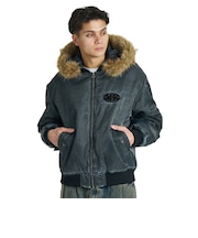 ディーシーシューズ(DC SHOES)FUR HOOD FLIGHT ジャケット 26FW DJK264024 BLK