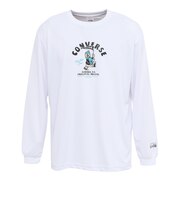 コンバース(CONVERSE)バスケットボールウェア プリントロングスリーブTシャツ CB262358L-1100