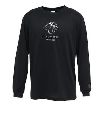 コンバース（CONVERSE）バスケットボールウェア プリントロングスリーブTシャツ CB262364L-1919