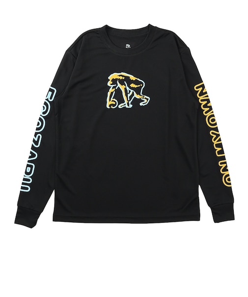 エゴザル（EGOZARU）バスケットボールウェア レトロスーベニア スリーブプリント ロングスリーブTシャツ EZFW26ULS018C001