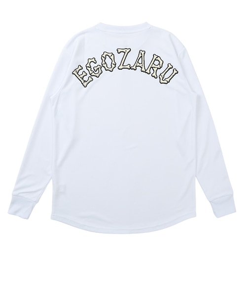 エゴザル（EGOZARU）バスケットボールウェア ボーンロゴ バックプリント 長袖Tシャツ EZFW26ULS019C002