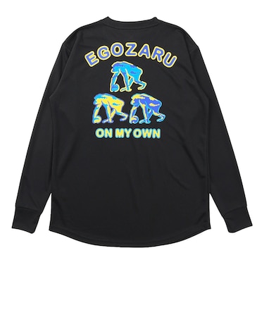 エゴザル（EGOZARU）バスケットボールウェア レトロスーベニア バックプリント ロングスリーブTシャツ EZFW26ULS017C001