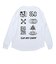 エゴザル（EGOZARU）バスケットボールウェア レトロテクノ バックプリント 長袖Tシャツ EZFW26ULS021C002