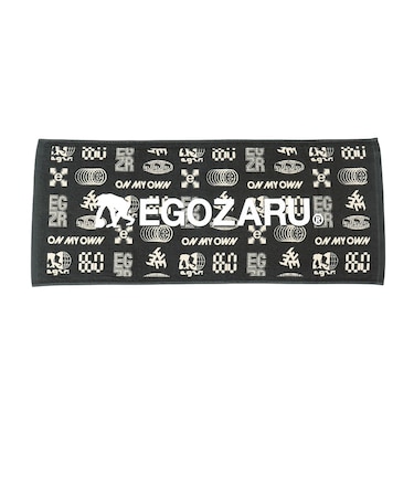 エゴザル（EGOZARU）レトロテクノパターン スポーツフェイスタオル EZFW26UTW012C450