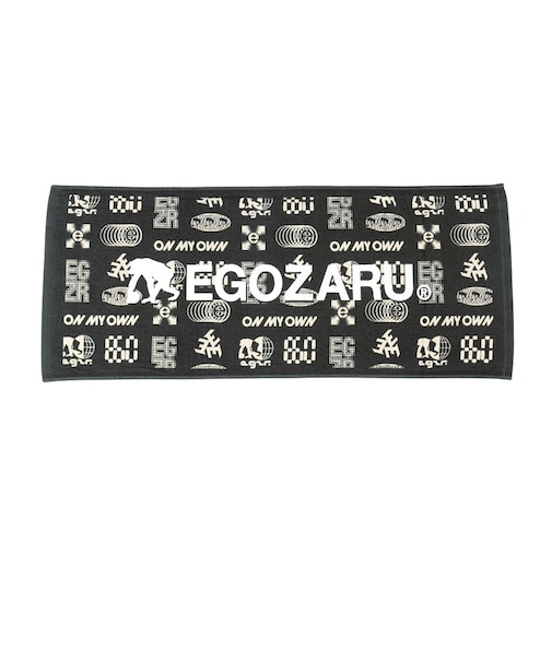 エゴザル（EGOZARU）レトロテクノパターン スポーツフェイスタオル EZFW26UTW012C450