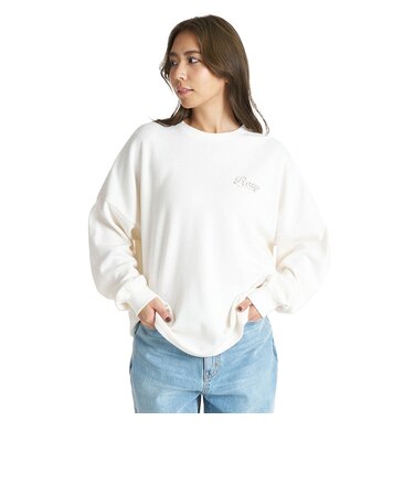 ロキシー（ROXY）RISE & SHINE ワッフルニット長袖Tシャツ ロンT RLT264010 NAT