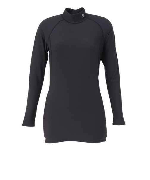 シースリーフィット（C3fit）コウデンシウォ-ムハイネックロングスリーブ GCW65302 BK