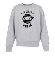 ピッチングニンジャ(PITCHING NINJA)野球ウェア スウェットシャツ OT0526FW0002-GRY
