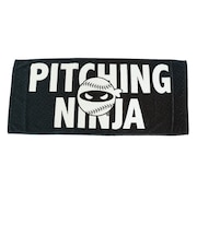 ピッチングニンジャ(PITCHING NINJA)野球 フェイスタオル OT1326FW0003-BLK