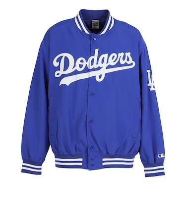 エムエルビー（MLB）野球ウェア ロサンゼルス・ドジャース Satin ジャケット ML2326FW0001-BLU-LD