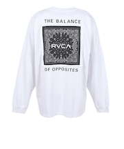 ルーカ（RVCA）BANDANA BALANCE CRAST 長袖Tシャツ BG042052 WHT