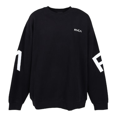 ルーカ（RVCA）BACK SIDE ARCH クルーネックトレーナー BG042013 BLK