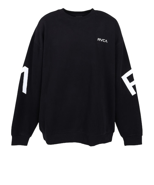 ルーカ（RVCA）BACK SIDE ARCH クルーネックトレーナー BG042013 BLK