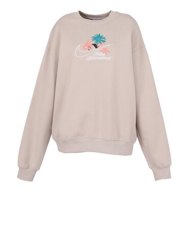 ナイキ（NIKE）スタジオ フリース ミディアムウェイト オーバーサイズド クルーネック スウェットシャツ IM8358-236
