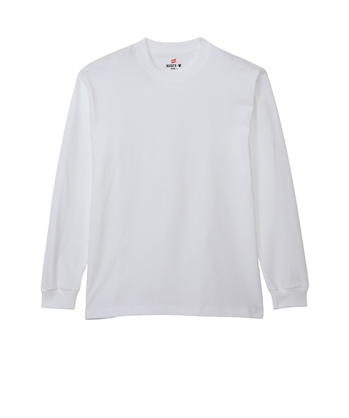 ヘインズ（Hanes）BEEFY-T クルーネックロングスリーブTシャツ HM4-D001 010
