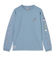 チャムス（CHUMS）ゲームセンターブラッシュドロングスリーブTシャツ CH01-2877-A040