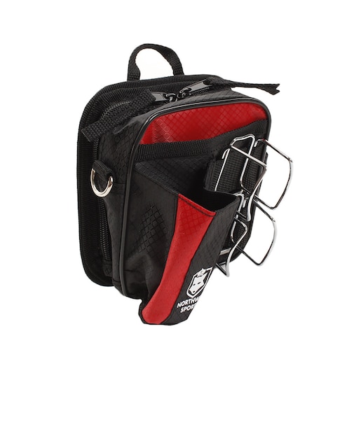 ノースウェイスポーツ（NorthwaySports）パークゴルフ ベルト付きポーチ NSG-120BP BK/RD
