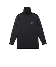 ハーレー(HURLEY)ゴルフウェア 防寒 保温 ワッフル インナー ハイネック 長袖 MIW2200002-BLK