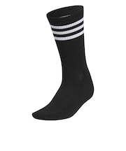 アディダス(adidas)ゴルフ クルー丈 スリーストライプ クッションソックス MGR52-HT5825 BK/WH