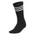アディダス（adidas）ゴルフ クルー丈 スリーストライプ クッションソックス MGR52-HT5825 BK/WH