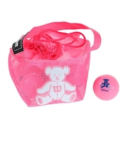 ウイルソンゴルフ(Wilson Golf)ゴルフボール BEAR4 ピンク ネット(8個入り)