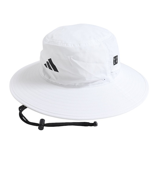 アディダス(adidas)ゴルフ ワイドブリム ハット EEU21-HS5473WH