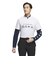 アディダス（adidas）ゴルフウェア モックネック レイヤード EPW グラフィック 長袖ストレッチシャツ MKS00-HY0964WH