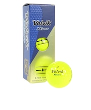 ボルビック(Volvik)ゴルフボール XT SOFT 23 YEL スリーブ(3個入り) VV5PNA05 YEL