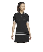 アディダス(adidas)ゴルフウェア 半袖 ULT365 プライムニットパフスリーブポロ IKJ63-IN6618BK