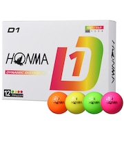 本間ゴルフ(HONMA)ゴルフボール D1 2024 BT2401 Multi ダース(12個入り)