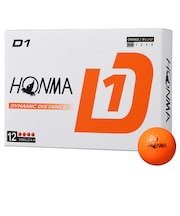 本間ゴルフ(HONMA)ゴルフボール D1 2024 BT2401 OG ダース(12個入り)