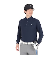 トミーアーマー(Tommy Armour)ゴルフウェア ベーシックロングスリーブポロシャツ TAES24B030101 NVY