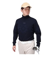 トラヴィスマシュー(Travis Mathew)ゴルフウェア WOOL JACQUARD タートルネックニットセーター 7AI039-4NAV