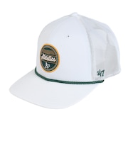 フォーティーセブン(47)ゴルフ キャップ アスレチックス Fairway B-FAIRW18BBP-WH
