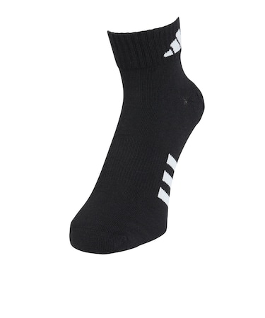 アディダス（adidas）ゴルフ アンクル丈 ロゴクッションソックス IEV99-IN2706BK