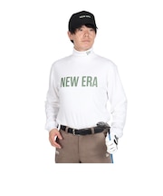 ニューエラ(NEW ERA)ゴルフウェア 保温 軽量 長袖 スウェット ハイカラー ウォーム Tシャツ Straight Logo 14326411