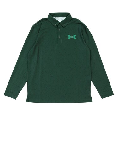 アンダーアーマー（UNDER ARMOUR）ゴルフウェア Mid Logo 長袖ポロシャツ 1388812 301